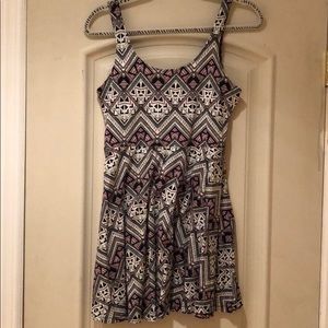 Aztec print dress